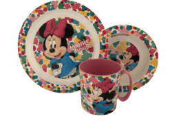 MINNIE MOUSE SPISESÆT 3 DELE