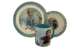 DISNEY FROST 2 SPISESÆT 3 DELE (stor krus)
