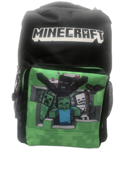 MINECRAFT RYGSÆK / SKOLETASKE