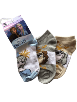DISNEY FROZEN STRØMPER, 3 PAR