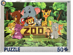 PUSLESPIL MED DYR - ZOO