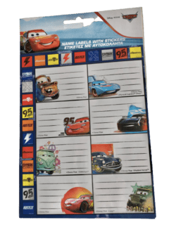 DISNEY CARS BOGMÆRKER