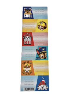 PAW PATROL BOGMÆRKER