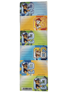 PAW PATROL BOGMÆRKER