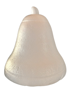 STYROPOR KLOKKE.  9 cm. 3 STK.