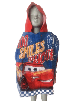 DISNEY CARS BADEPONCHO