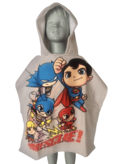 DC SUPER FRIENDS BADEPONCHO