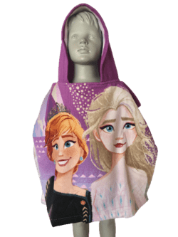 DISNEY FROZEN BADEPONCHO MED ELSA & ANNA