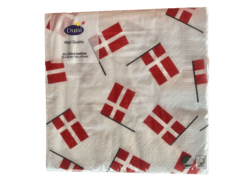 SERVIETTER MED FLAG