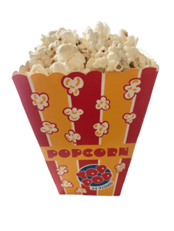 BÆGER TIL POPCORN 10 STK.