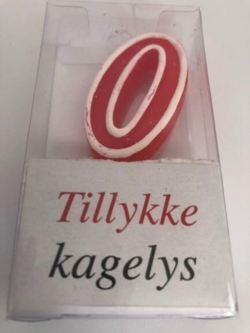 Fødselsdags tal lys