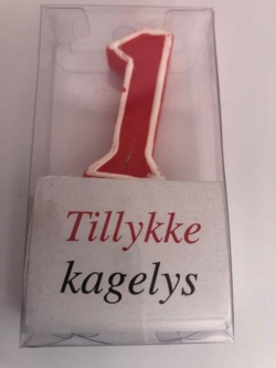 Fødselsdags tal lys