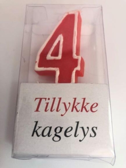 Fødselsdags tal lys