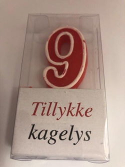 Fødselsdags tal lys