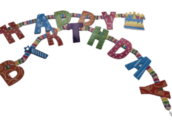 Happy Birthday guirlande