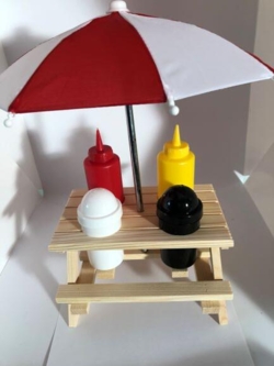 Krydderiholder - Træbord