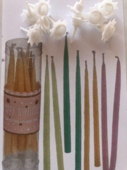 Pastelfarvede Kagelys, Fersken