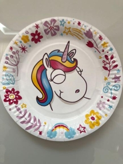Enhjørning Tallerkener