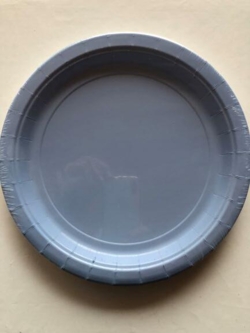 Tallerken, Pastel Blå