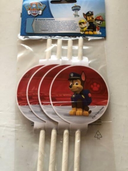Paw Patrol Sugerør