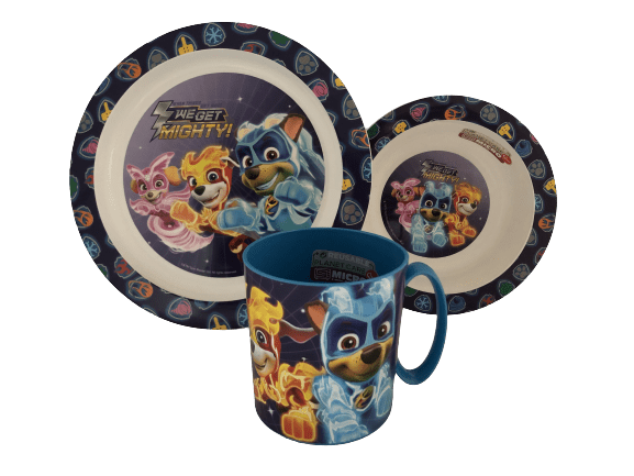 PAW PATROL SPISESÆT 3 DELE