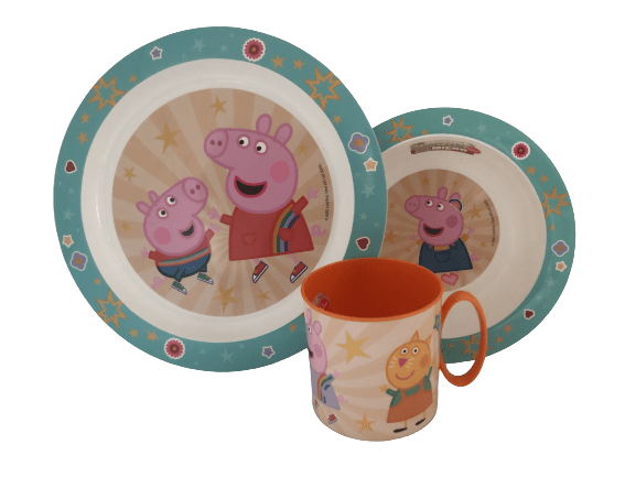 GURLI GRIS SPISESÆT 3 DELE (lille krus)