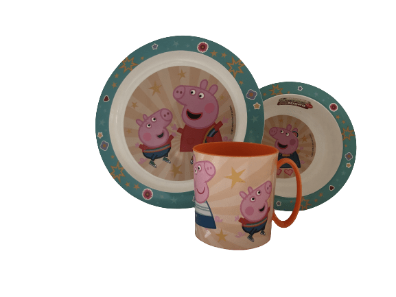 GURLI GRIS SPISESÆT 3 DELE (stor krus)