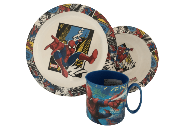 SPIDERMAN SPISESÆT 3 DELE ( lille krus)