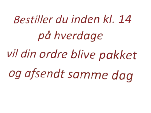 HURTIG LEVERING - FRI FRAGT VED KØB OVER 499,00