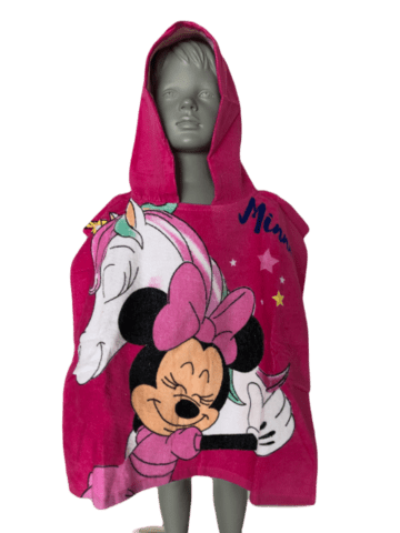 DISNEY MINNNIE BADEPONCHO PINK
