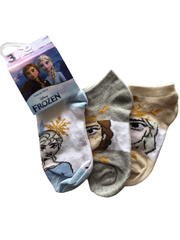 DISNEY FROZEN STRØMPER, 3 PAR