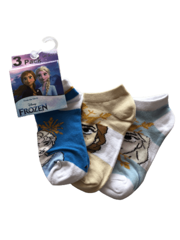 DISNEY FROZEN STRØMPER, 3 PAR