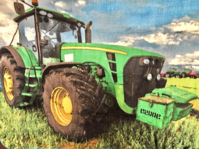 TRAKTOR FLEECETÆPPE