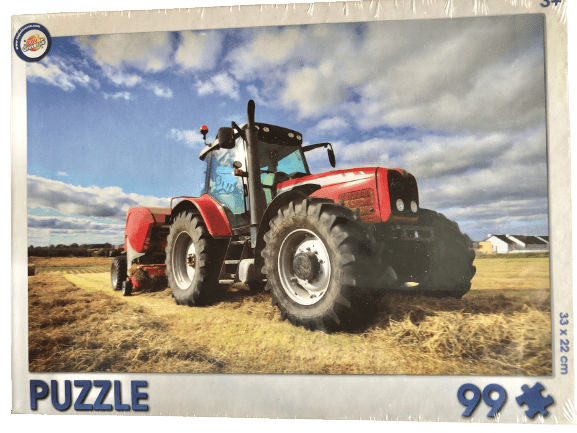 PUSLESPIL MED TRAKTOR