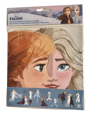 DISNEY FROZEN BOG + STICKERS