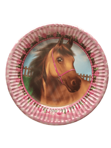 TALLERKEN MED HESTEMOTIV