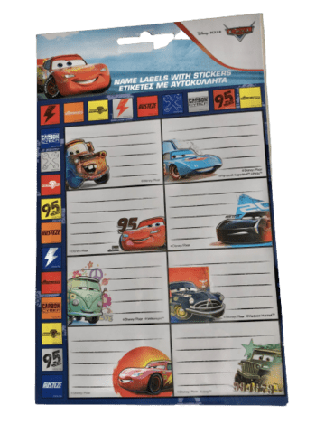 DISNEY CARS BOGMÆRKER
