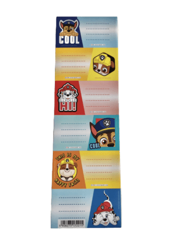 PAW PATROL BOGMÆRKER