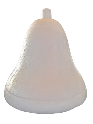 STYROPOR KLOKKE 12 cm.