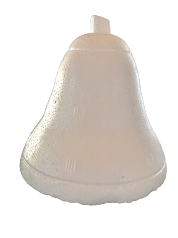 STYROPOR KLOKKE 3 stk. 7 CM.