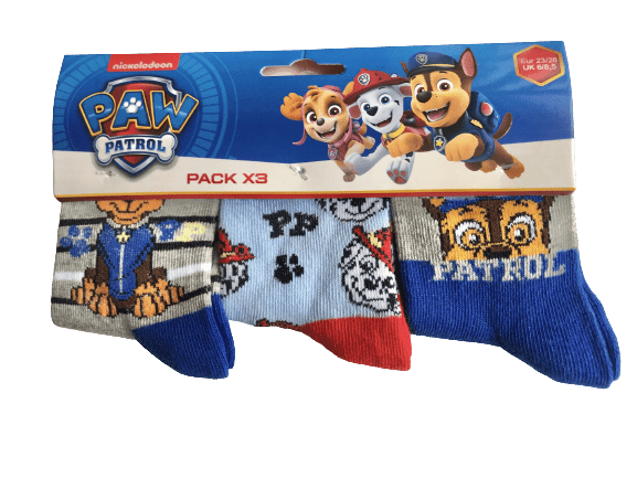 Paw Patrol Strømper, 3 par