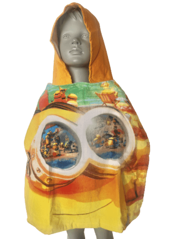MINIONS HOODED BADEPONCHO