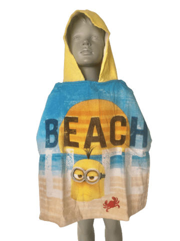 MINIONS HOODED BADEPONCHO