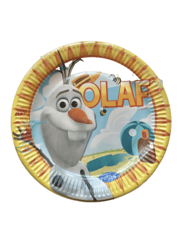 DISNEY FROZEN PAPTALLERKEN MED OLAF