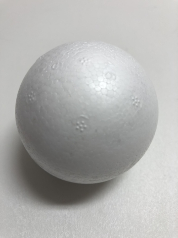 Styroporkugle Ø 60 mm, 2 stk.