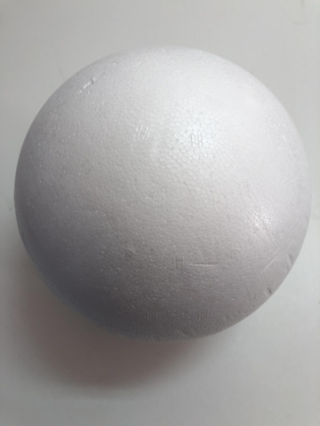 Styroporkugle Ø 150 mm