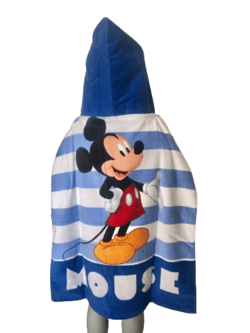MICKEY MOUSE & PLUTO BADEPONCHO