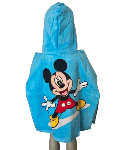 MICKEY MOUSE & PLUTO BADEPONCHO