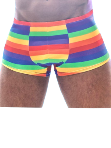 Herre Boxershorts i Regnbuefarver
