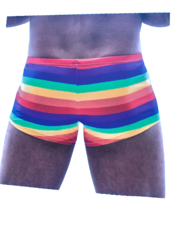 Herre Boxershorts i Regnbuefarver